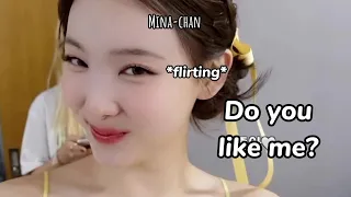 how nayeon respond when asked which member attracts her *romantically*