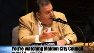 Malden City Council 11/17/09