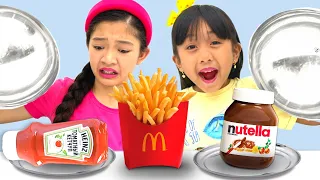 MYSTERY SAUCE CHALLENGE | KAYCEE & RACHEL in WONDERLAND FAMILY