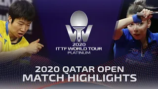 Jun Mizutani/Mima Ito vs Ovidiu Ionescu/Bernadette Szocs | 2020 ITTF Qatar Open Highlights (1/4)