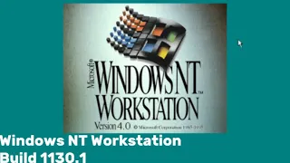 Windows NT 4.0 pre-beta build 1130