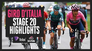GC drama on the final climb | Giro d'Italia 2022 Stage 20 Highlights