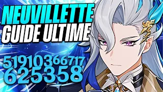 NEUVILLETTE, L'EMPEREUR HYDRO ! Guide et Meilleur Build F2P, Combos, Showcase Team et SOLO - Genshin