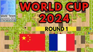 CHINA vs FRANCE- Round 1 of Carcassonne World Cup