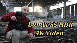 Lumix S5 HDR 4K cinematic Video/ Lost Place Germany WW2 Heinkelwerke