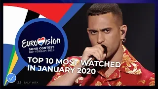 TOP 10: Most watched in January 2020 - Eurovision Song Contest