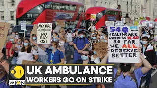 UK ambulance workers stage walkout over pay hike demands | International News | Top News | WION