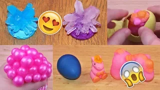 DIY Grow Crystal Kit, Nurchums Mini Unicorn Egg and GOOBALLZ Meshballs Toys from Keycraft