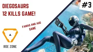 Diegosaurs | 12 kills GAME FAMAS/AUG | ROE (Ring of Elysium)