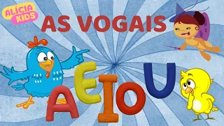 Galinha Pintadinha | Pintinho Amarelinho - Aprendendo as Vogais com Alícia Kids