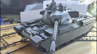 Tamiya 1/35 scale Chieftain MK.5 Timelapse and making
