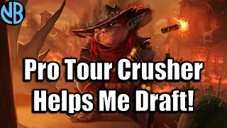 Undefeated Pro Tour Drafter Helps Me Draft Thunder Junction! (ft. Greg Michel from @SystemMagic)