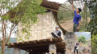 Make a climbing trellis for trees, build a new life#buildinganewlife #bamboohouse #newlifeife