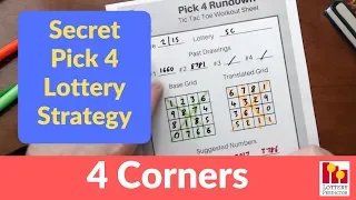 Secret Lottery Strategy To Win Pick 4