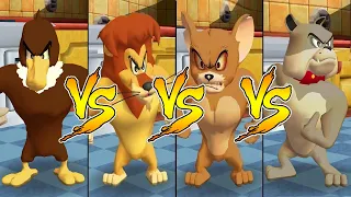 Tom and Jerry in War of the Whiskers Eagle Vs Monster Jerry Vs Spike Vs Lion (Master Difficulty)