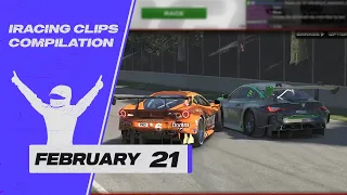 February 21 | iRacing Clips Compilation