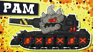 Ram the Destroyer. Cartoons about tanks