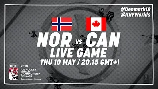 Norway - Canada | Full Game | 2018 IIHF Ice Hockey World Championship