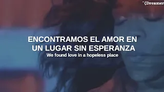 Rihanna - We Found Love (video oficial) // Español + English