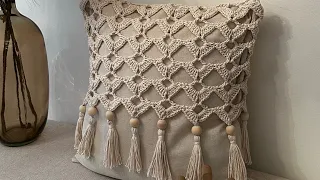 Yeni trend yastık kılıfı/ crochet pillow case