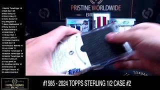 #1585 - 2024 TOPPS STERLING 1/2 CASE #2