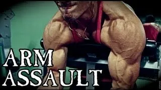 "ARM ASSAULT" WORKOUT TO ADD INCHES TO YOUR ARMS (BICEPS, TRICEPS, AND SHOULDERS)