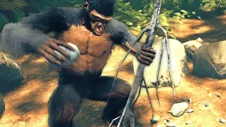 When Apes Learn To Craft Weapons And Hunt Wild Boar in Ancestors The Humankind Odyssey