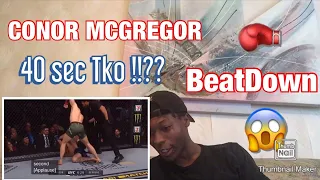 Conor McGregor vs Donald Cowboy Cerrone - Full Fight TKO (Reaction)