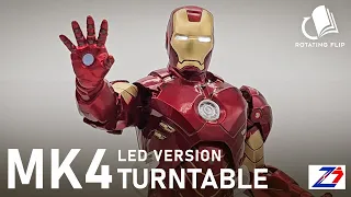 Iron Man MK4 ZD Toys 1/10 Scale Lighted Version (Turntable only)