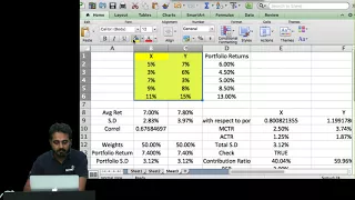 CFA Level 3 : Principles of Asset Allocation - Risk Budgeting - Marginal Contribution to Risk Part 1