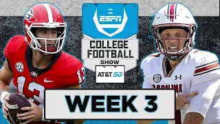 Reacting to No.1 Georgia vs. South Carolina + Week 3 Highlights | The College Football Show