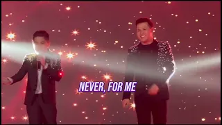 NEVER ENOUGH Duet by Marcelito Pomoy and Peter Rosalita