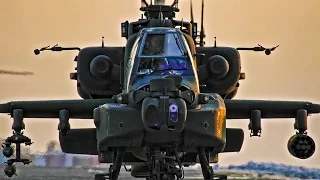 Hellenic Army AH-64HA Apache | Airshow Aerobatic Display | AFW2016 Helicopter Stunts!