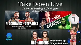 Take Down Live - UFC 259 - Blachowicz vs Adesanya