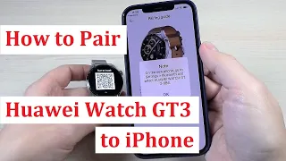 How to Pair (Connect) Huawei Watch GT 3 with iPhone