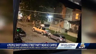 Students, neighbors worried about growing violence after shooting during street party near UC