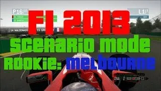 F1 2013 Scenario Mode - Rookie 1 - Melbourne