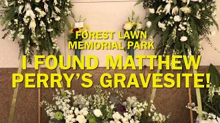 Visiting Matthew Perry’s Gravesite! Beloved “Friends” Actor, Forest Lawn Memorial 2023 #celebrity