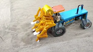 The Future of Farming: DIY Tractor Spading Machine - Mini Tractor ploughing