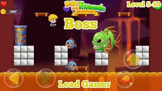 Billy And Friend Jungle Adventure Game Level 5-10 | boss Level | #gaming #gameplay #gameplay