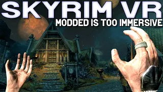 Skyrim VR Is INSANELY Immersive With Mods! Quest 2 Airlink