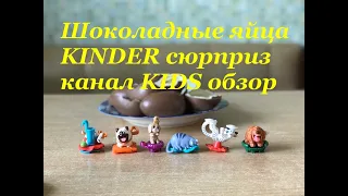 Шоколадные яйца KINDER сюрприз серия Тайная жизнь домашних животных 2