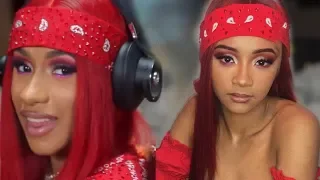 Cardi B “twerk” Makeup Transformation