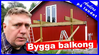 Bygga balkong av lösvirke