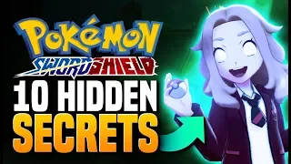 10 Hidden SECRETS/ EASTER EGGS In Pokemon Sword And Pokemon Shield ⚔ 🛡