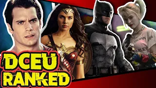 Every DCEU Movie Ranked from Man of Steel (2013) to Zack Snyder's Justice League (2021)