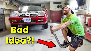 I Made My OWN Custom Exhaust For My RWD V8 Prelude!