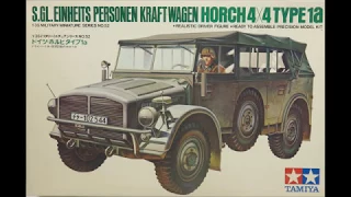 Tamiya 1/35 S.GL.EinHeits Personen Kraftwagon Horch 4x4 Type 1a Kit# mm 152