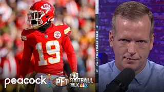 Kadarius Toney leaves Chiefs practice after another leg injury | Pro Football Talk | NFL on NBC