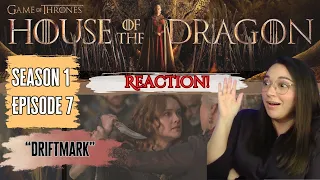 First Time Watching! House of the Dragon Reaction 1x7 "Driftmark"